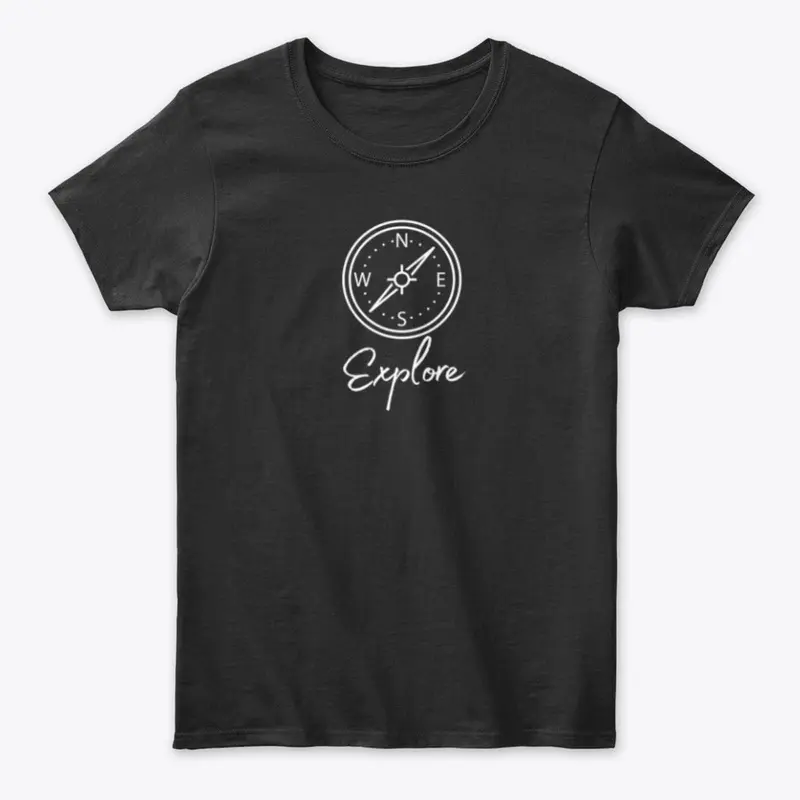 Explore compass design - white